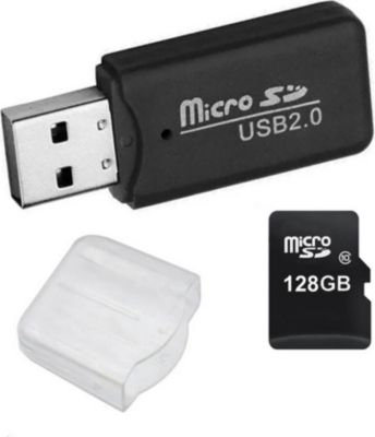 Carte Micro SD VISIODIRECT Carte Mémoire Micro SD 128Go SDXC/SDHC