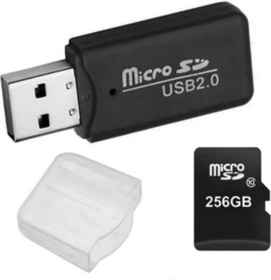 Carte Micro SD VISIODIRECT Carte Mémoire Micro SD 256Go SDXC/SDHC