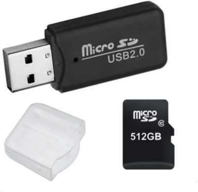 Carte Micro SD VISIODIRECT Carte Mémoire Micro SD 512Go SDXC/SDHC