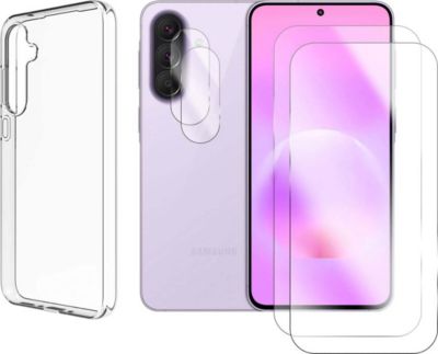 Protège écran VISIODIRECT 2 Verre pour Samsung Galaxy A57 + Coque