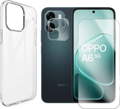 Protège écran VISIODIRECT Verre pour Oppo A6 5G 6.75" + Coque