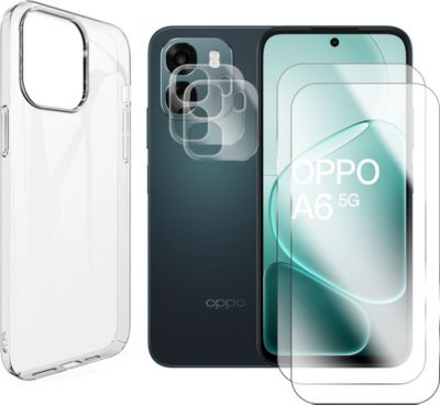 Protège écran VISIODIRECT 2 Verre pour Oppo A6 5G 6.75" + Coque
