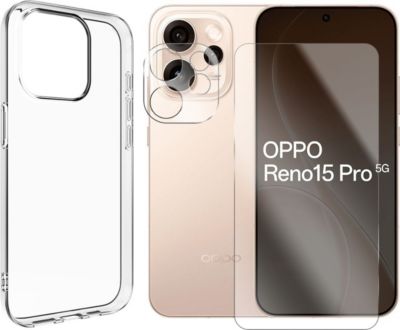 Protège écran VISIODIRECT Verre pour Oppo Reno 15 PRO 5G + Coque