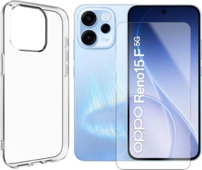 Protège écran VISIODIRECT Verre+Coque pour Oppo Reno15 F/Reno15 FS