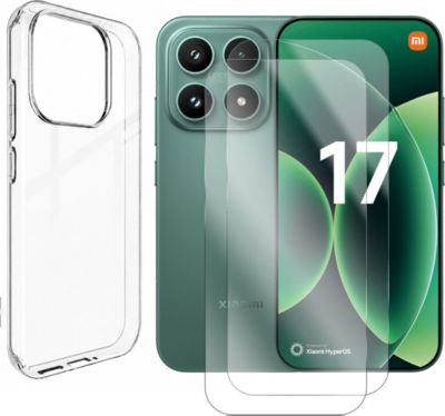 Protège écran VISIODIRECT 2 Verre pour Xiaomi 17 5G 6.3" + Coque