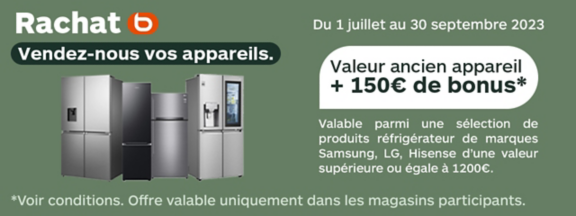Bonus reprise 150€