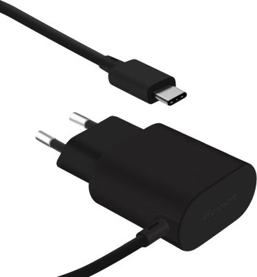 Chargeur secteur MICROSOFT avec câble USB-C intégré de 1m 15W