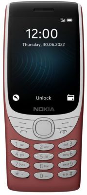 Téléphone Portable Basique Nokia 8210 2.8" Double Sim 128 Mo Rouge