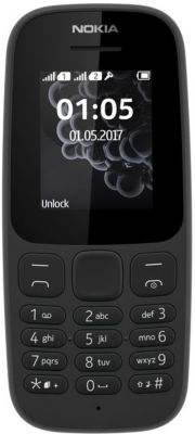 Téléphone portable NOKIA 105 Noir DS