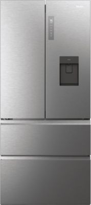 Refrigerateur - Frigo HAIER HTOPMNE7193 - combiné 3 portes 450L (310+140L)  - Froid ventilé - L70xH190,6cm - Silver