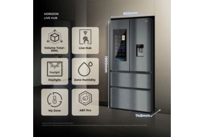 Réfrigérateur multi portes HAIER HFW99F19ESSB