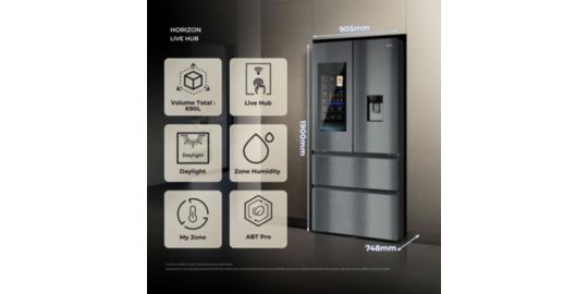 Réfrigérateur multi portes HAIER HFW99F19ESSB