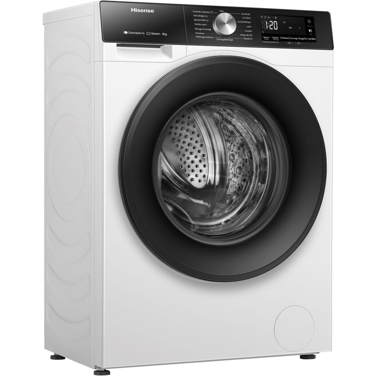 Hisense WF3S8043BW3 — vue 2