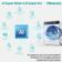 Location Lave linge séchant hublot HISENSE WD5I1245BWRH