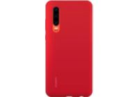 Coque HUAWEI P30 Silicone aimantee rouge