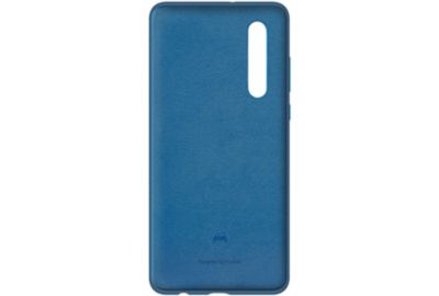 Coque HUAWEI P30 Silicone aimantée bleu
