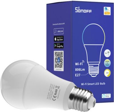 Ampoule LED connectée SONOFF Ampoule connectée WiFi blanc Chaud & Fro