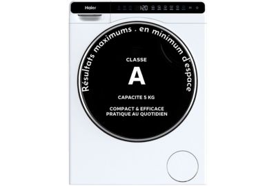 Lave linge compact HAIER HW50-BP12307U1-S