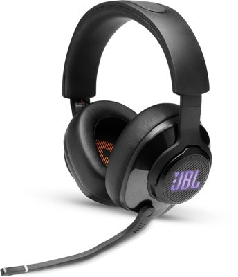 JBL Quantum 200 - Casque de jeu circum-auriculaire filaire avec micro —