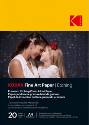 Papier photo instantané KODAK 20 feuilles A4 effet mate 210gsm