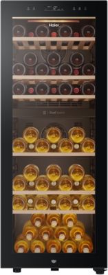 Haier Wine Bank 60 Serie 7 HWS247FDU1 Refroidisseur de vin compresseur  Autoportante Noir 247 bouteille(s)