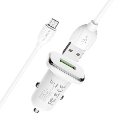 Chargeur allume cigare BOROFONE Borofone Chargeur Voiture avec QC3.0 et