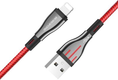 Câble Lightning BOROFONE USB-A vers Lightning en Nylon Tressé