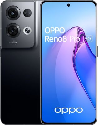 Smartphone OPPO Reno8 Pro Noir 5G Reconditionné