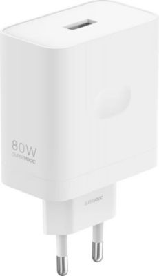 Chargeur secteur OPPO Chargeur Oppo SuperVooc 80 W Blanc (Whit