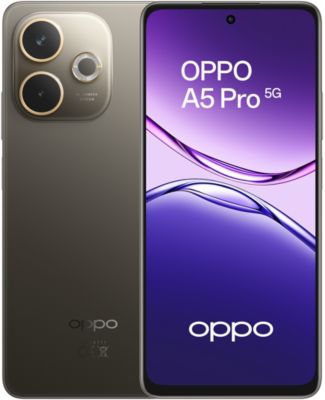 Smartphone OPPO A5 Pro 256Go Noir/Marron 5G