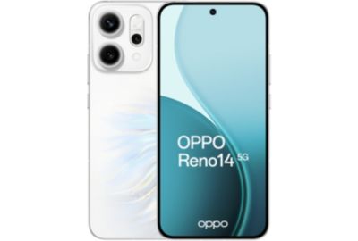 Smartphone OPPO Reno 14 512Go Blanc Opale 5G