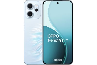Smartphone OPPO Reno 14 F 256Go Bleu Opale 5G
