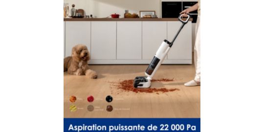 Aspirateur laveur TINECO Floor One S5 Max Black and White