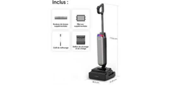 Technologie vapeur 160 degrés Tineco S9 Artist Steam Pro