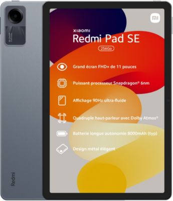 Tablette Android XIAOMI Redmi Pad SE 256Go Gris