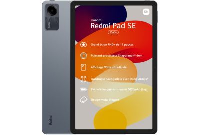 Tablette Android XIAOMI Redmi Pad SE 256Go Gris