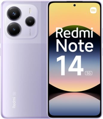 Smartphone XIAOMI Redmi Note 14 Violet 256Go 5G