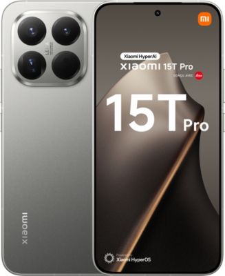Smartphone XIAOMI 15T Pro concu avec Leica 512Go Gris