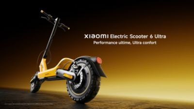 Voir la vidéo pour Trottinette électrique XIAOMI Electric Scooter 6 Ultra Jaune