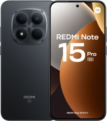 Smartphone XIAOMI Redmi Note 15 Pro Noir 512Go 5G