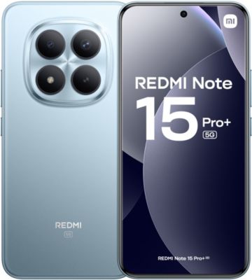 Smartphone XIAOMI Redmi Note 15 Pro+ Bleu 256Go 5G