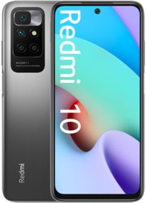 Smartphone XIAOMI Redmi 10 2022 Gris 128Go