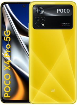 Smartphone XIAOMI Poco X4 Pro Jaune 128Go 5G Reconditionné