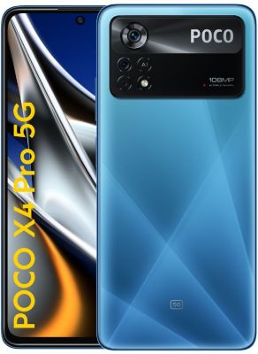 Smartphone XIAOMI Poco X4 Pro Bleu 128Go 5G Reconditionné