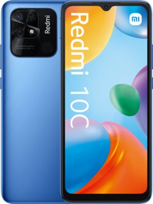 Smartphone XIAOMI Redmi 10C Bleu 4-64Go Reconditionné