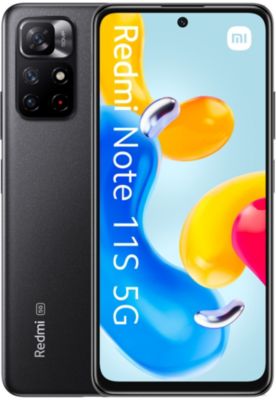 Smartphone XIAOMI Redmi Note 11S Noir 5G Reconditionné