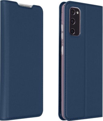 Etui DUX DUCIS Samsung S20 FE Support Satiné Bleu