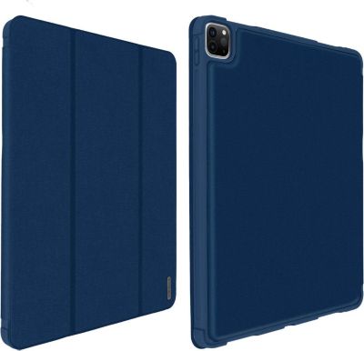 Housse DUX DUCIS iPad Pro 11 2022 avec Support Bleu Nuit