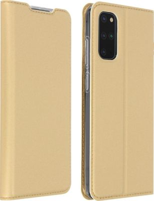 Etui DUX DUCIS Samsung S20 Plus Porte-cartes Satiné Or