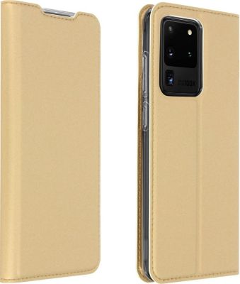 Etui DUX DUCIS Samsung S20 Ultra Porte-cartes Satiné Or Etui DUX DUCIS Samsung S20 Ultra Porte-cartes Satiné Or